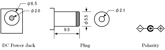 About AC power supply adaptor