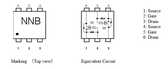 Marking (Top view) / Equivalent Circuit