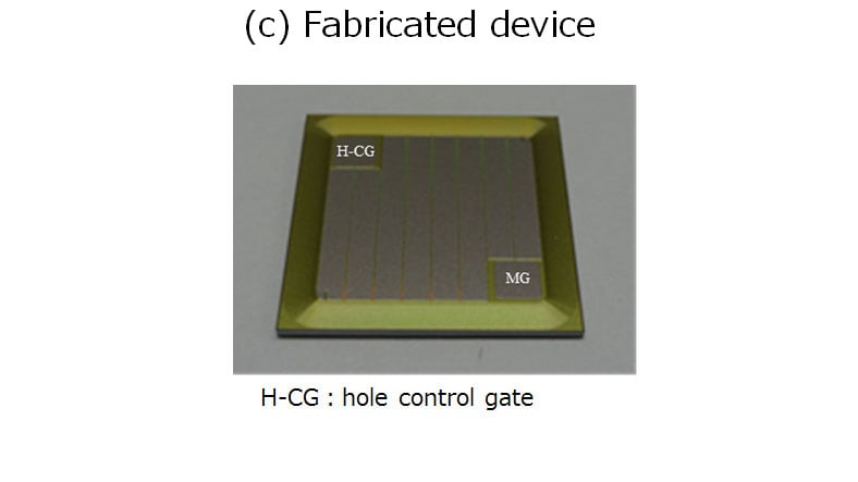 (c) Fabricated device