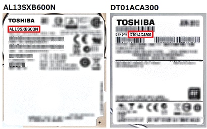 Label example of storage products