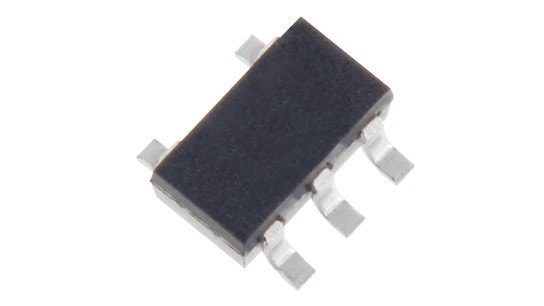 The package photograph of a general-purpose package is newly available in the lineup of Toshiba’s small, surface mount LDO regulator which enables long operation and operational stability of IoT equipment : TCR3UF series.