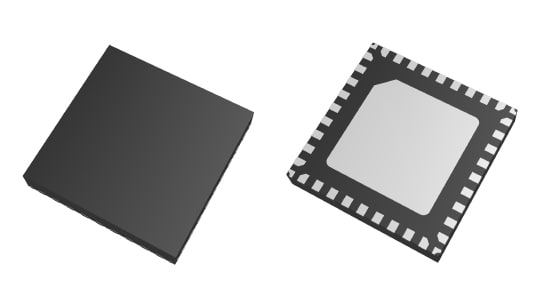 The package photograph of 3-phase brushless DC motor driver featuring high-speed motor control with a faster internal oscillator.