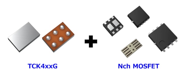 TCK4xxG + Nch MOSFET