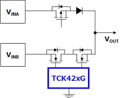 Fig.2: Power multiplexer circuit