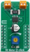 DC MOTOR 6 CLICK – Based on Toshiba’s TB67H451FNG IC.