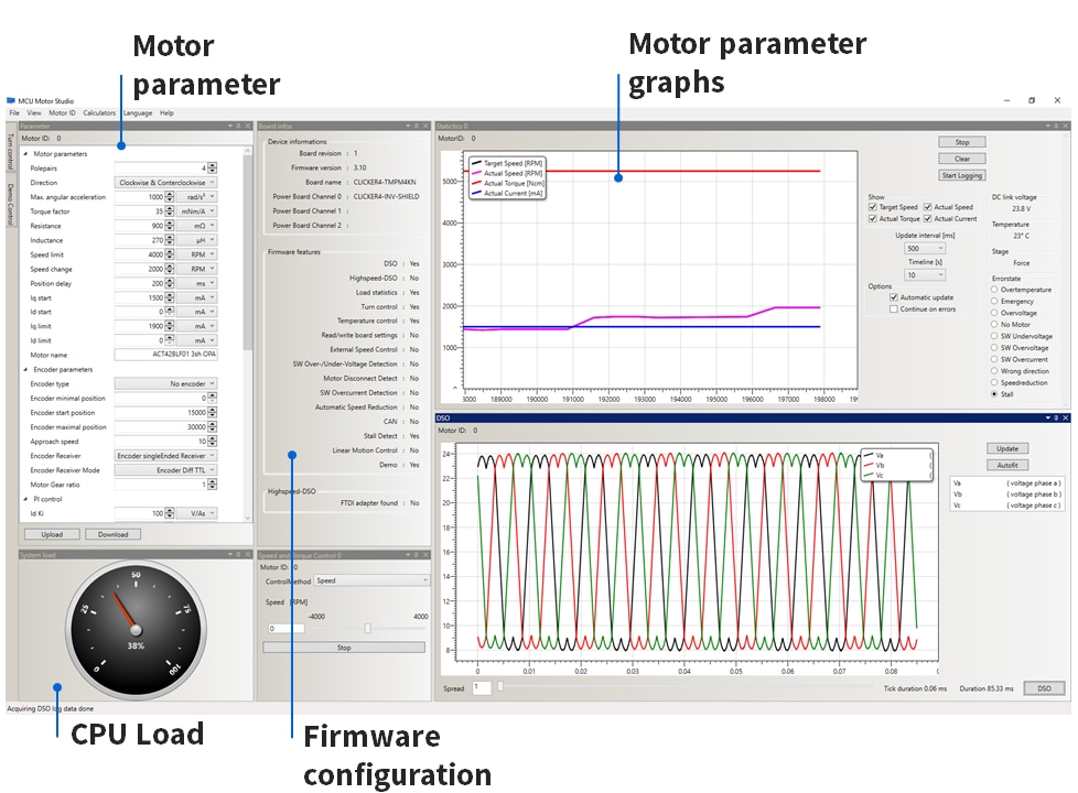 Image of Motor Control PC Tool