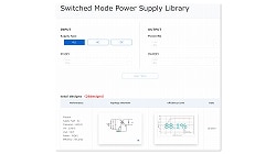 Specification input form for circuit selection