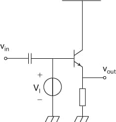 Common-collector amplifier (emitter follower)