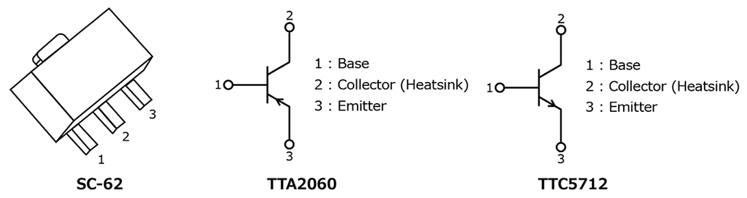 The illustration of internal circuit of Launch of Bipolar Transistors Contributing to Reduction of Environmental Impacts.