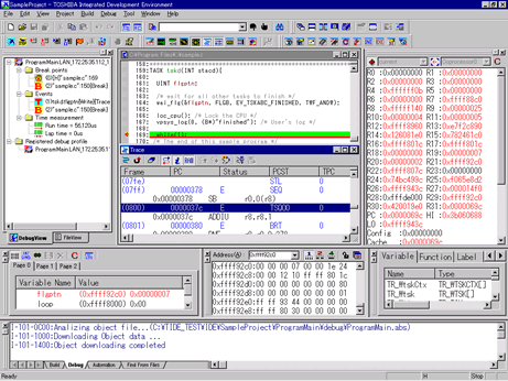 Image of debugger screen