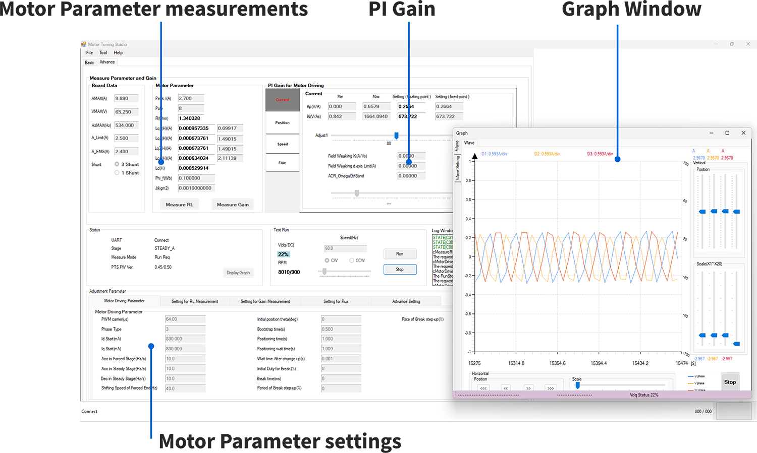 Image of Motor Palameter Tuning Tool