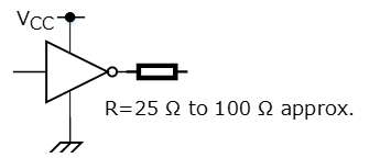 Countermeasure for reducing switching noise