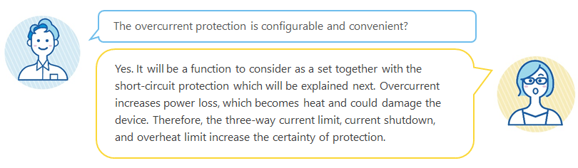 Conversation: Overcurrent protection function