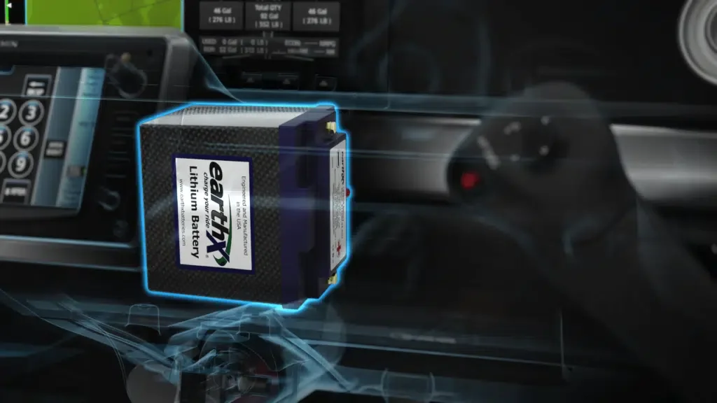 Earthx lithium plane battery