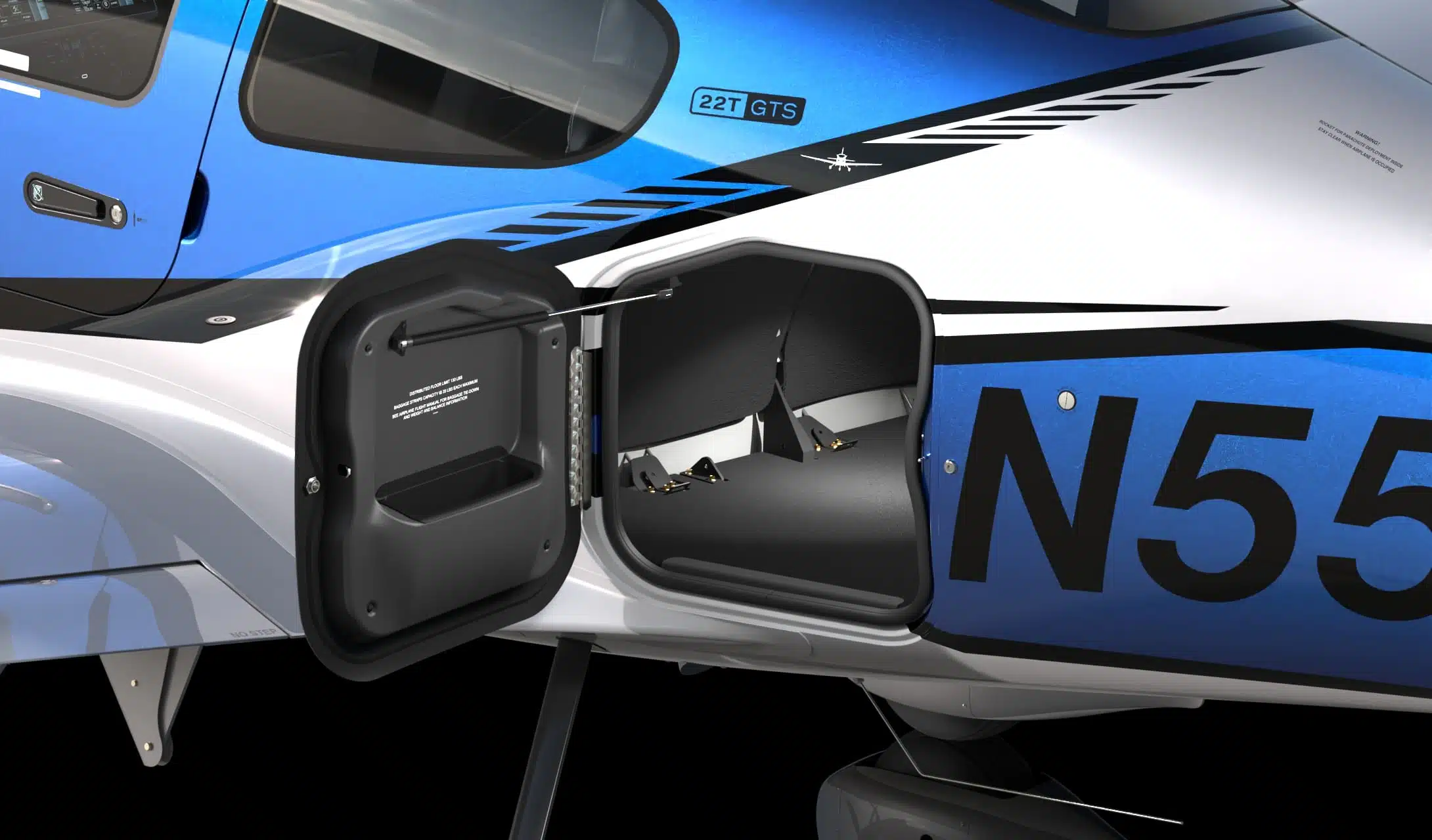 cirrus sr series g7 baggage door