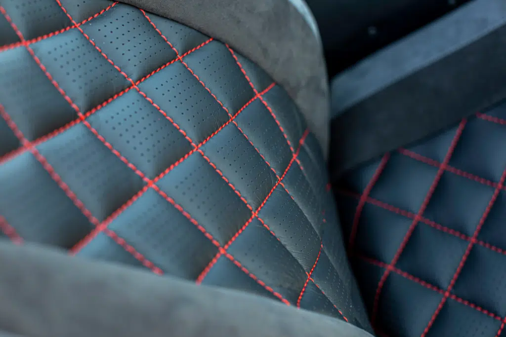 SR Series seat stitching