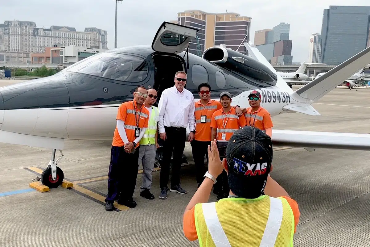 Around the World in a Vision Jet